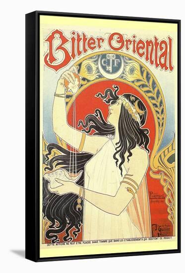 Bitter Oriental-Alphonse Mucha-Framed Stretched Canvas