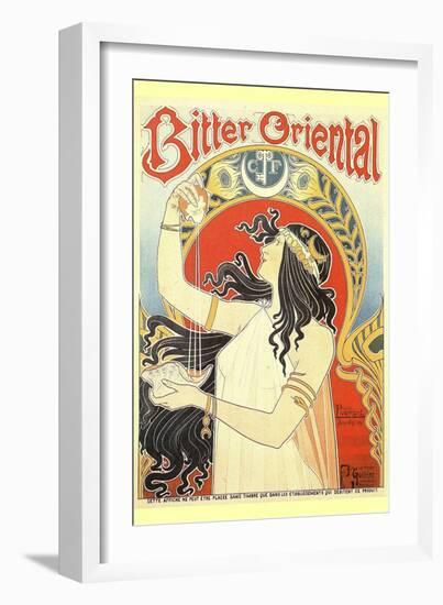 Bitter Oriental-Alphonse Mucha-Framed Art Print