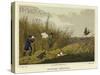 Bittern Shooting-Henry Thomas Alken-Stretched Canvas