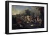 Bivouac, C1710-Jean-Antoine Watteau-Framed Giclee Print