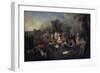 Bivouac, C1710-Jean-Antoine Watteau-Framed Giclee Print