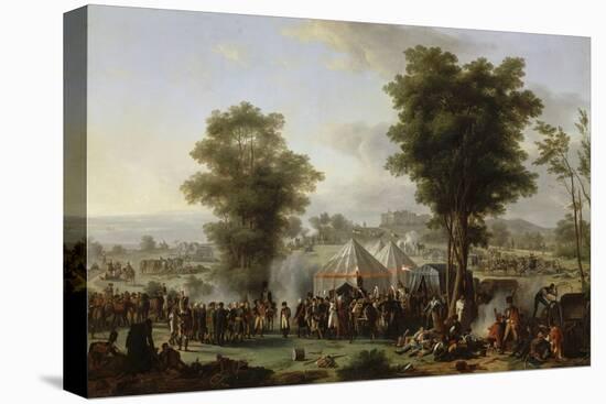 Bivouac de Napoléon Ier près du château d'Ebersberg, 4 mai 1809-Antoine Pierre Mongin-Stretched Canvas