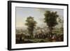 Bivouac de Napoléon Ier près du château d'Ebersberg, 4 mai 1809-Antoine Pierre Mongin-Framed Giclee Print