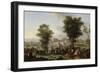 Bivouac de Napoléon Ier près du château d'Ebersberg, 4 mai 1809-Antoine Pierre Mongin-Framed Giclee Print