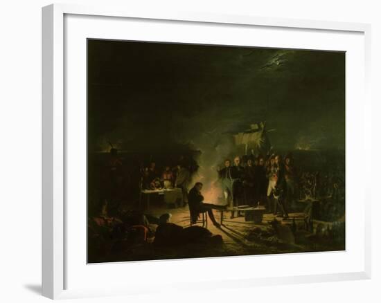 Bivouac of Napoleon I (1769-1821) 5th-6th July 1809, 1810-Adolphe Roehn-Framed Giclee Print