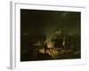 Bivouac of Napoleon I (1769-1821) 5th-6th July 1809, 1810-Adolphe Roehn-Framed Giclee Print