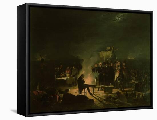 Bivouac of Napoleon I (1769-1821) 5th-6th July 1809, 1810-Adolphe Roehn-Framed Stretched Canvas