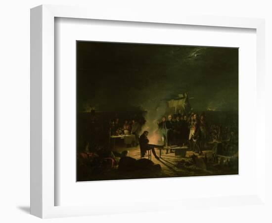 Bivouac of Napoleon I (1769-1821) 5th-6th July 1809, 1810-Adolphe Roehn-Framed Giclee Print