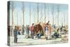 Bivouac of Russian Troops on the Champs Elysées, Paris, 31 March 1814-null-Stretched Canvas