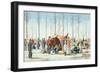 Bivouac of Russian Troops on the Champs Elysées, Paris, 31 March 1814-null-Framed Giclee Print