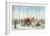 Bivouac of Russian Troops on the Champs Elysées, Paris, 31 March 1814-null-Framed Giclee Print