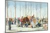 Bivouac of Russian Troops on the Champs Elysées, Paris, 31 March 1814-null-Mounted Giclee Print