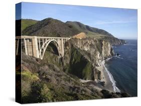 Bixby Bridge, Along Highway 1 North of Big Sur, California, United States of America, North America-Donald Nausbaum-Stretched Canvas