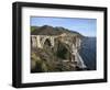 Bixby Bridge, Along Highway 1 North of Big Sur, California, United States of America, North America-Donald Nausbaum-Framed Photographic Print