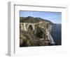 Bixby Bridge, Along Highway 1 North of Big Sur, California, United States of America, North America-Donald Nausbaum-Framed Photographic Print