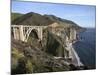 Bixby Bridge, Along Highway 1 North of Big Sur, California, United States of America, North America-Donald Nausbaum-Mounted Photographic Print