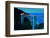 Bixby Bridge as the Famous Landmark in Big Sur California.-Songquan Deng-Framed Photographic Print