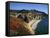 Bixby Bridge, Big Sur, California, USA-Steve Vidler-Framed Stretched Canvas