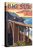 Bixby Bridge - California Coast-Lantern Press-Stretched Canvas