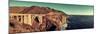 Bixby Bridge Panorama as the Famous Landmark in Big Sur California.-Songquan Deng-Mounted Photographic Print