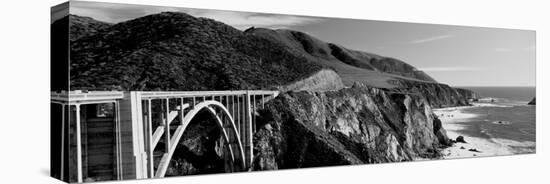 Bixby Creek Bridge, Big Sur, California, USA-null-Stretched Canvas