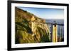 Bixby Creek Bridge, Big Sur California-George Oze-Framed Photographic Print