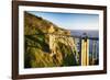 Bixby Creek Bridge, Big Sur California-George Oze-Framed Photographic Print