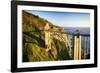 Bixby Creek Bridge, Big Sur California-George Oze-Framed Photographic Print