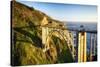 Bixby Creek Bridge, Big Sur California-George Oze-Stretched Canvas