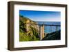 Bixby Creek Bridge, in Big Sur, California.-Jon Bilous-Framed Photographic Print