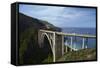 Bixby Creek Bridge, Pacific Coast Highway, Big Sur, Central Coast, California, Usa-David Wall-Framed Stretched Canvas