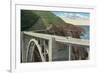 Bixby Creek Bridge, San Simeon Highway, California-null-Framed Premium Giclee Print