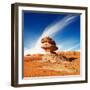 Bizarre Sandstone Cliff in Sahara Desert, Algeria-DmitryP-Framed Photographic Print