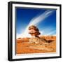 Bizarre Sandstone Cliff in Sahara Desert, Algeria-DmitryP-Framed Photographic Print