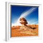 Bizarre Sandstone Cliff in Sahara Desert, Algeria-DmitryP-Framed Photographic Print