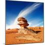 Bizarre Sandstone Cliff in Sahara Desert, Algeria-DmitryP-Mounted Photographic Print