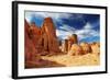 Bizarre Sandstone Cliffs in Sahara Desert, Tassili N'ajjer, Algeria-DmitryP-Framed Photographic Print