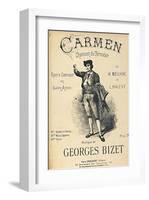 Bizet Opera Carmen Toreador-null-Framed Art Print