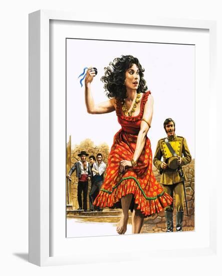 Bizet's Carmen-Roger Payne-Framed Giclee Print