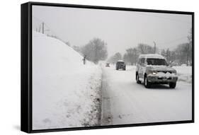 Bizzard Dc-hroephoto-Framed Stretched Canvas