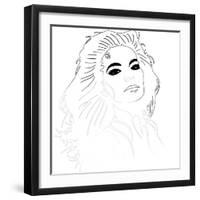 Bjork-Logan Huxley-Framed Art Print