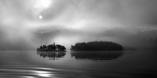 The Mist B+W-Bjorn Wennerwald-Stretched Canvas