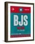 BJS Beijing Luggage Tag 1-NaxArt-Framed Art Print