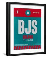 BJS Beijing Luggage Tag 1-NaxArt-Framed Art Print