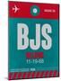 BJS Beijing Luggage Tag 1-NaxArt-Mounted Art Print