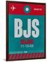 BJS Beijing Luggage Tag 1-NaxArt-Framed Art Print