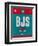 BJS Beijing Luggage Tag 1-NaxArt-Framed Art Print