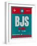 BJS Beijing Luggage Tag 1-NaxArt-Framed Art Print