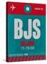 BJS Beijing Luggage Tag 1-NaxArt-Stretched Canvas