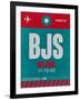 BJS Beijing Luggage Tag 1-NaxArt-Framed Art Print